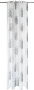 HOMING, HOMING Gardine »Garvin«, (1 St.), transparent, floral, Blumen, Wohnzimmer, Schlafzimmer, HOMING Gardine »Garvin«, (1 St.), transparent, floral, Blumen, Wohnzimmer, Schlafzimmer