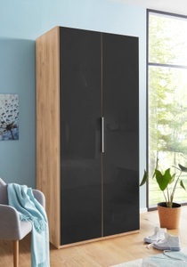 fresh to go, Fresh To Go Kleiderschrank »Level«, mit Glastüren, Wimex Kleiderschrank »Level by fresh to go«, Türen vollflächig mit farbigem Glas