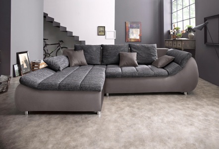 my home Ecksofa »Liliana«, wahlweise mit Bettfunktion