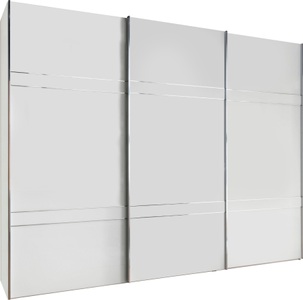 Wiemann, WIEMANN Schwebetürenschrank »Rialto«, WIEMANN Schwebetürenschrank »Rialto«, hochwertige Glasfront mit Querriegeln