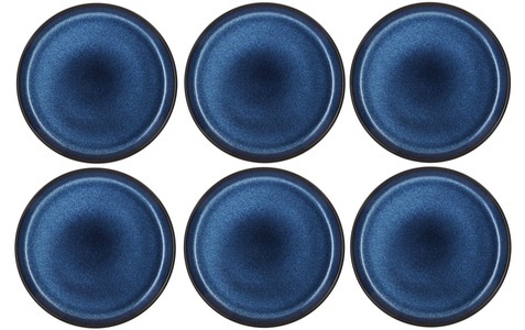 Bitz, Bitz-Bitz Gastro Teller Ø21cm, Schwarz/Dunkelblau, Bitz Desserteller blau 21cm