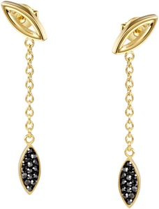 Firetti Paar Ohrstecker »Schmuck Geschenk Edelstahl Ohrschmuck Ohrringe Oval Drop«, mit Zirkonia (synth.)