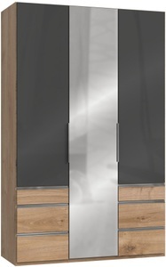 fresh to go, Fresh To Go Kleiderschrank »Level«, mit Glastüren, Wimex Kleiderschrank »Level by fresh to go«, mit Glas-und Spiegeltüren
