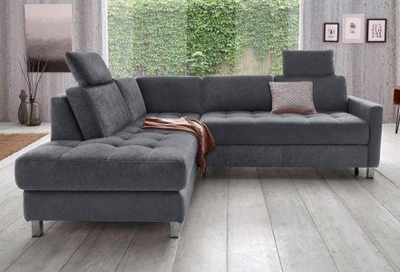 SIT&MORE, sit&more Ecksofa, sit&more Ecksofa »Pablo L-Form«, wahlweise mit Bettfunktion