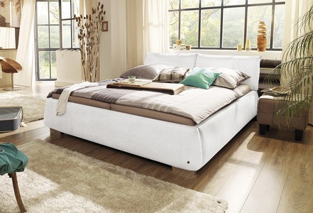 Tom Tailor, TOM TAILOR Polsterbett »SOFT PILLOW«, mit Kopfteil in Kissenform, wahlweise mit Lattenrost und Matratze, TOM TAILOR HOME Polsterbett »SOFT PILLOW«, mit Kopfteil in Kissenform, wahlweise mit Lattenrost und Matratze