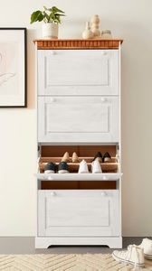HOME AFFAIRE, Home affaire Schuhschrank »Lisa«, mit 4 Klappen, Höhe 172 cm, Breite 75 cm, Home affaire Schuhschrank »Lisa«, mit 4 Klappen, Höhe 172 cm, Breite 75 cm