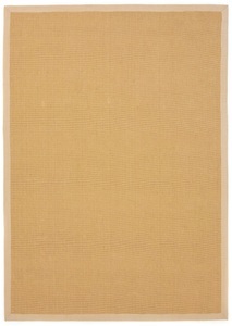 carpetfine, carpetfine Sisalteppich »Sisal«, rechteckig, 5 mm Höhe, carpetfine Sisalteppich »Sisal«, rechteckig, 5 mm Höhe, mit farbiger Bordüre, Anti Rutsch Rückseite