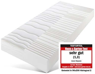 BeCo, Komfortschaummatratze »Grand Majestic«, Beco, 32 cm hoch, Beco Komfortschaummatratze »Grand Majestic, Matratze in Luxus Höhe, ideal für Senioren«, 32 cm hoch, Raumgewicht: 30 kg/m³, (1 St.), 7 Zonen Matratze, 90x200, 140x200 und weitere Grössen, ergonomisch