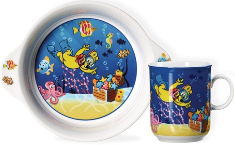 Ritzenhoff & Breker Kindergeschirr-Set »HARIBO Seaworld, 2-teilig« spülmaschinenfest