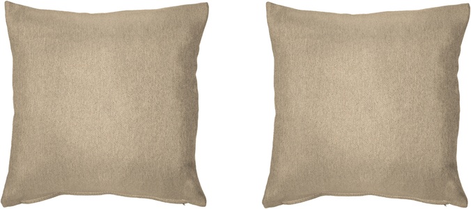 Home Basics, Home Basics Dekokissen »BIG JOHN«, (2 St.), mit Füllung und Reissverschluss, Home Basics Dekokissen »BIG JOHN«, Kissenhüllen mit Füllung und Reissverschluss