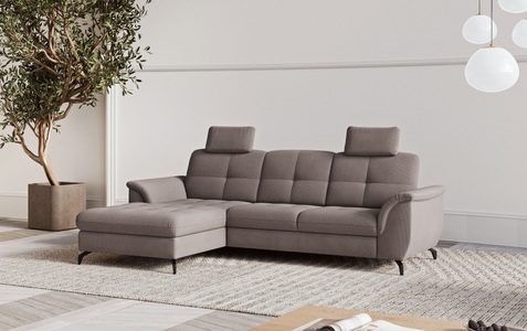 sit&more Ecksofa »Zora L-Form«, wahlweise mit Bettfunktion und Bettkasten