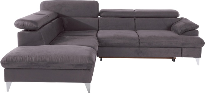 Cotta, COTTA Ecksofa »Caluso«, inklusive Kopfteilverstellung, wahlweise mit Bettfunktion, COTTA Ecksofa »Caluso L-Form«, inklusive Kopfteilverstellung, wahlweise mit Bettfunktion