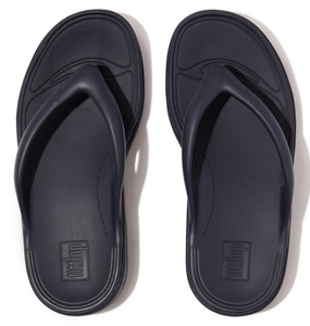 Fitflop, Fitflop Zehentrenner »RELIEFF RECOVERY TOE-POST SANDALS - TONAL RUBBER«, Keilabsatz, Sommerschuh, Schlappen mit Microwobbleboard, 