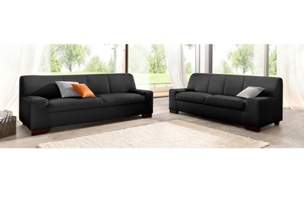 DOMO collection, DOMO collection Sitzgruppe (Set, 2-tlg), DOMO collection Polstergarnitur »Norma Top«, (Set), bestehend aus einem 2-Sitzer und einem 3-Sitzer