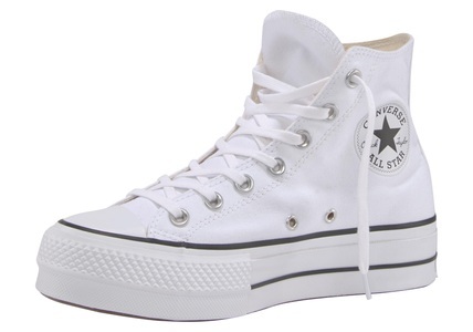 CONVERSE, Converse Plateausneaker »CTAS Lift Hi«, Converse Chuck Taylor Damen Sneaker Weiss
