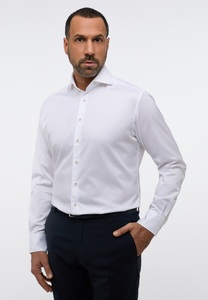 Eterna, Eterna Langarm Hemd »MODERN FIT«, MODERN FIT Soft Luxury Shirt in off-white unifarben