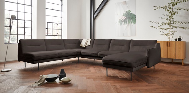 ANDAS, andas Wohnlandschaft »Nordfyn«, edles Design in 3 Bezugsqualitäten, Design by Morten Georgsen, andas Wohnlandschaft »Nordfyn U-Form«, edles Design in 3 Bezugsqualitäten, Design by Morten Georgsen