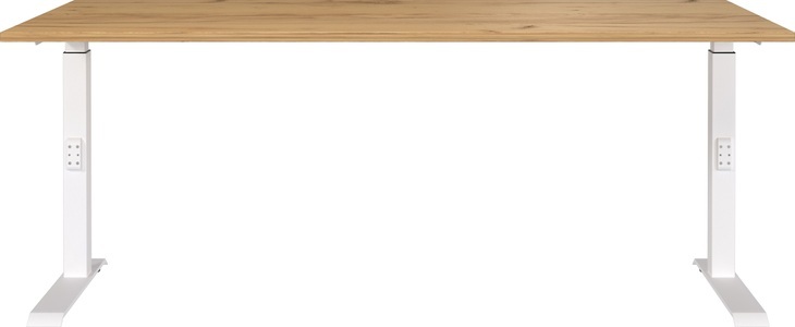 Germania, GERMANIA Schreibtisch »Downey«, Mechanisch höheneinstellbarer Schreibtisch, GERMANIA Schreibtisch »Downey«, höhenverstellbar von 68-91 cm, verfügbar in verschiedenen Breiten