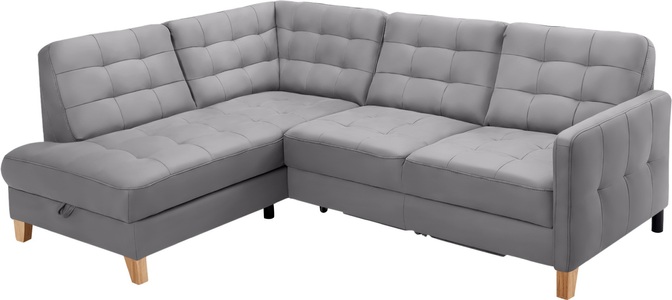 exxpo - sofa fashion, exxpo - sofa fashion Ecksofa »Elio«, wahlweise mit Bettfunktion und Bettkasten, in vielen Bezugsqualitäten, exxpo - sofa fashion Ecksofa »Elio, kompakt & bequem, zeitloses Design, Breite 228cm, L-Form« wahlweise mit Bettfunktion und Bettkasten