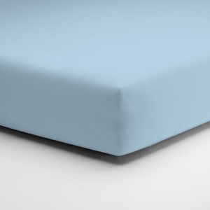 Schlafgut, Jersey Edel-Elasthan Fixleintuch, Schlafgut, Schlafgut Fixleintuch aqua 180-200x200-220 cm