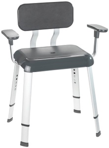 Wenko, Wenko - Badhocker mit Arm- und Rückenlehne Secura Premium, 