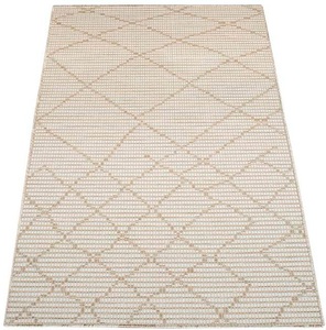 Carpet City, Carpet City Läufer »Palm«, rechteckig, 5 mm Höhe, Wetterfest & UV-beständig, für Balkon, Terrasse, Flur, Küche, flach gewebt, Carpet City Outdoorteppich »PALM3526«, rechteckig, 5 mm Höhe, Wetterfest & UV-beständig, für Balkon, Terrasse, Küche, flach gewebt