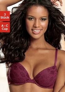 PETITE FLEUR, PETITE FLEUR Push-up-BH »PETITE FLEUR Push-up-BH«, petite fleur Push-up-BH, mit Bügel und herausnehmbaren Kissen, Dessous