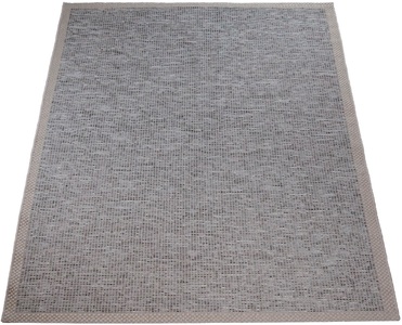 PACO HOME, Paco Home Teppich »Quebec 135«, rechteckig, 4 mm Höhe, Flachgewebe, meliert, mit Bordüre, In- und Outdoor geeignet, Wohnzimmer, Paco Home Teppich »Quebec 135«, rechteckig, 4 mm Höhe, Flachgewebe, meliert, mit Bordüre, In- und Outdoor geeignet