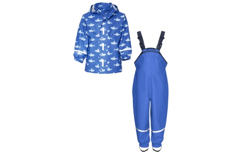 Playshoes, Playshoes Regenanzug - Hai, Playshoes - regenjacke für baby-jungen sharks allover, 2A