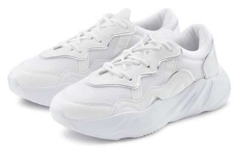 Lascana, LASCANA Sneaker, im sportiven Look und Chunky-Sohle VEGAN, 