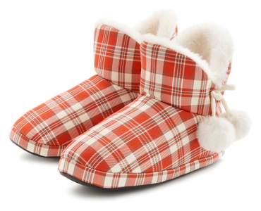 VIVANCE, Vivance Hausschuh, mit Bommelverzierung, Pantolette, Pantoffel, Plüsch Hausschuhe VEGAN, Vivance Hausschuh, mit Bommelverzierung, Pantolette, Pantoffel, Plüsch Hausschuhe VEGAN