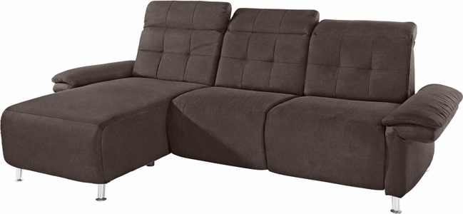 PLACES OF STYLE, Places of Style Ecksofa »Manhattan«, 2 Sitze mit elektrischer Relaxfunktion, verstellbare Armlehnen, Home affaire Ecksofa »Manhattan L-Form« 2 Sitze mit elektrischer Relaxfunktion, verstellbare Armlehnen