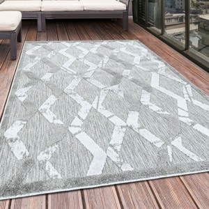 Ayyildiz Teppiche, Ayyildiz Teppiche Teppich, rechteckig, 8 mm Höhe, Flachflor mit Hoch-Tief-Struktur, In-und Outdoor geeignet, Ayyildiz Teppiche Teppich »BAHAMA 5158,AYYILDIZ TEPPICHE,BAHA«, rechteckig, 8 mm Höhe, Flachflor mit Hoch-Tief-Struktur, In-und Outdoor geeignet