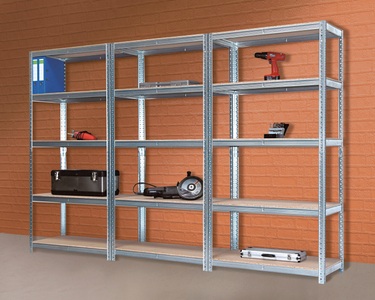 SZ METALL, Sz Metall Schwerlast-Steckregal »Profi«, BASIC Fachbodenregal, FL 175 kg, verzinkt, HxBxT 2.200 x 920 x 600 mm