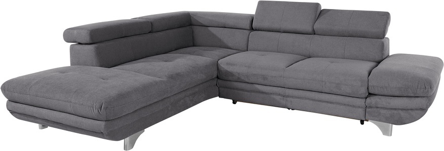 Cotta, COTTA Ecksofa, inklusive Kopf- und Armteilverstellung, wahlweise mit Bettfunktion, COTTA Ecksofa »Enterprise L-Form«, inklusive Kopf- und Armteilverstellung, wahlweise mit Bettfunktion