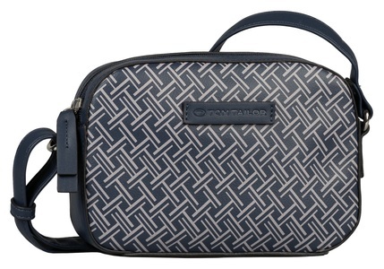 Tom Tailor, TOM TAILOR Mini Bag »Yoki Camera bag«, mit Allover-Print, TOM TAILOR Handtasche »Yoki«, mit Allover-Druck mit dem eingearbeiteten Logo