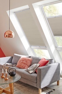 SUNLINES, sunlines Dachfensterplissee »StartUp Style Honeycomb TL«, Lichtschutz, verspannt, mit Führungsschienen, sunlines Dachfensterplissee »StartUp Style Honeycomb TL«, Lichtschutz, verspannt, mit Führungsschienen