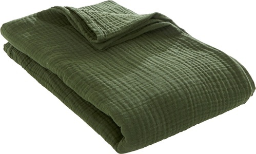 LeGer Home by Lena Gercke, LeGer Home by Lena Gercke Wohndecke »Hevin«, Tagesdecke im Baumwoll-Crinkle-Effekt, Musselin, Kuscheldecke, LeGer Home by Lena Gercke Wohndecke »Hevin«, Tagesdecke im Baumwoll-Crinkle-Effekt, Musselin, Kuscheldecke