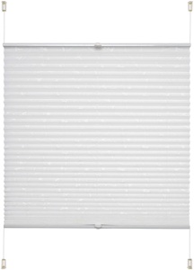 HOME AFFAIRE, Plissee, »Ranke«, Home affaire, Lichtschutz, ohne Bohren, verspannt, Liedeco Plissee »Klemmfix-Plissee Ranke grau«, Lichtschutz, ohne Bohren, verspannt, Klemmfix-Plisse mit floralem Druck