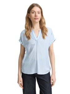TOM TAILOR Shirtbluse, mit Streifen Muster
