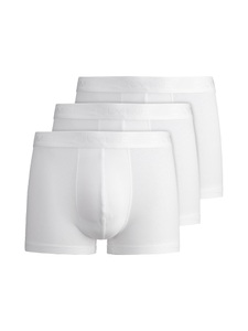 OLYMP Boxershorts, (Packung, 3 St., 3er), mit Ton-in-Ton Markenlogo