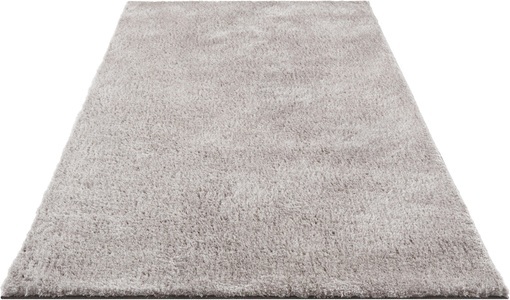White Label, White Label - Teppich - 80 x 150 cm, INOSIGN Hochflor-Teppich »Anton«, rechteckig, 30 mm Höhe, Hochflor, weich durch Mikrofaser, schlicht, unifarben