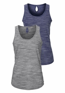 BEACHTIME, Beachtime Tanktop, Beachtime Tanktop »mit Struktureffekt« 2er-Pack, aus pflegeleichter Qualität