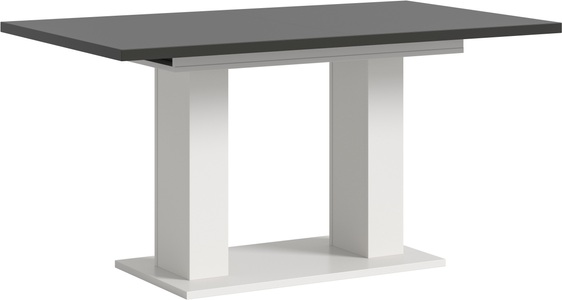 INOSIGN Esstisch »Motus, ausziehbar 150 -190 cm, inklusive 40 cm Einlegeplatte«, (Set, 1 St.), Doppelsäulengestell mit Bodenplatte, Tisch, Esstisch, Küche
