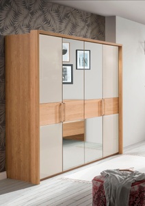 Wiemann, WIEMANN Drehtürenschrank »Kiruna«, WIEMANN Drehtürenschrank »Kiruna«, mit Champagnerglas und Spiegel