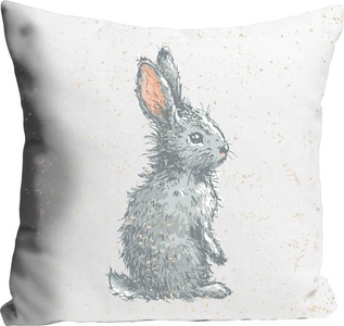 queence Dekokissen »Corinne«, (1 St.), mit einem Hasen im Schnee