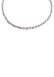 FIRETTI, Firetti Collier »Design mit matten und glänzenden Elementen«, Firetti Collier »Schmuck Geschenk Halsschmuck Halskette Steinkette Edelstein Hämatit«, Made in Germany - mit Hämatit