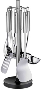 Wmf, WMF - 6-Teiliges Utensilien-Set mit Ständer - Silber