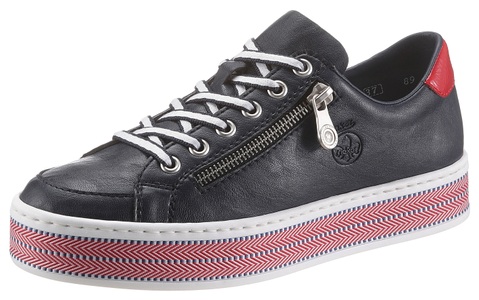 Heine, Rieker Schnürschuh mit Plateau-Absatz, Rieker Schnürschuh