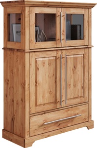 HOME AFFAIRE, Home affaire Highboard »Meliss«, Breite 94 cm, Kiefer massiv, Home affaire Highboard »Meliss«
